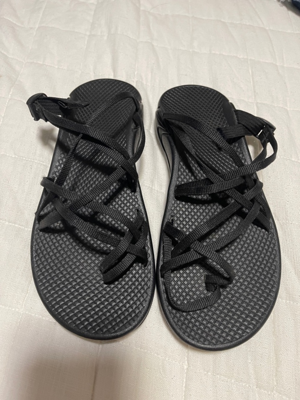 Chaco Women's Black Sport Lace-Up Sandals